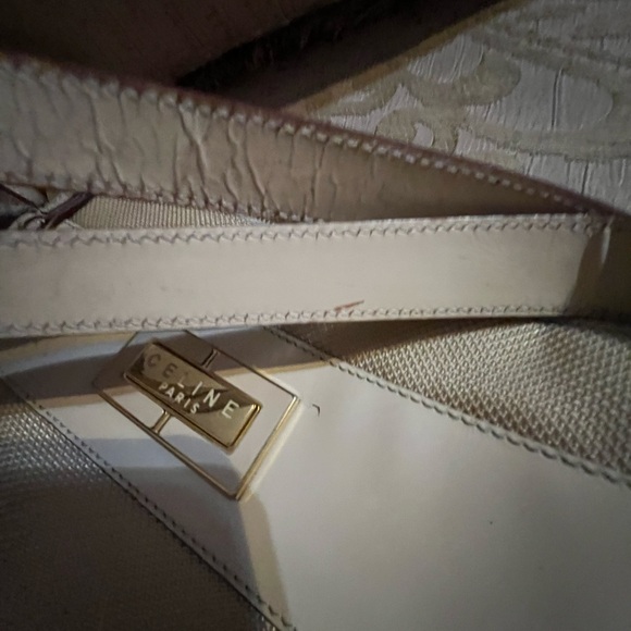Céline CELINE REHAB Hand Bag Canvas Beige - Picture 17 of 17